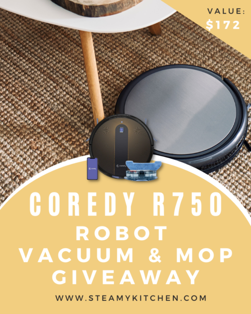 Coredy R750 Robot Vacuum and Mop Giveaway