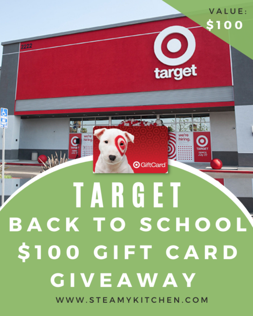$100 Back To School Target Gift Card GiveawayEnds in 45 days.