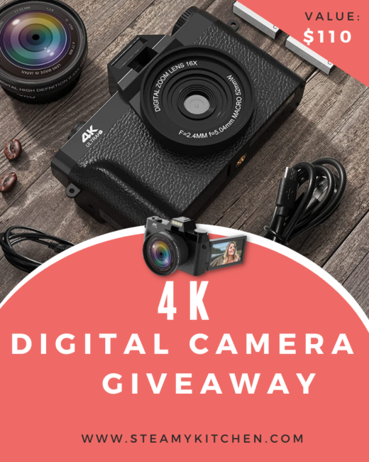 4K Digital Camera GiveawayEnds in 44 days.