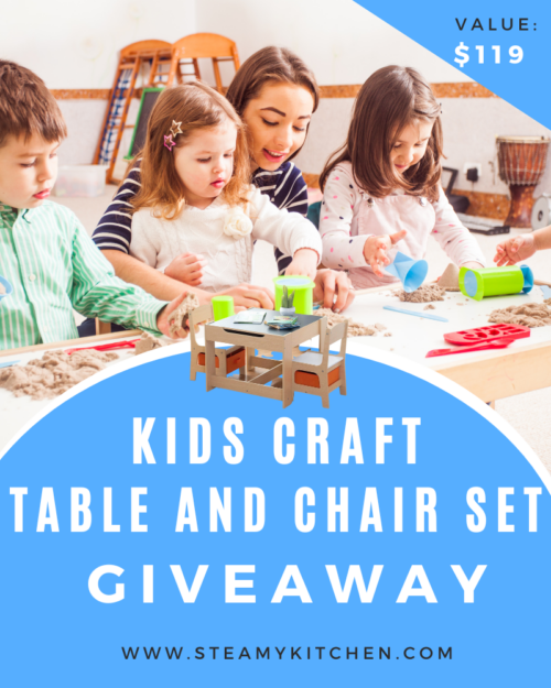 Kids Craft Table and Chair Set Giveaway