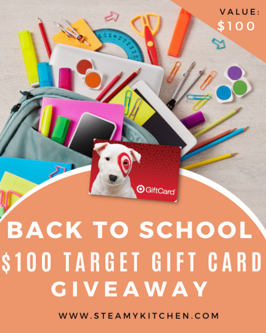 $100 Back To School Target Gift Card GiveawayEnds in 30 days.