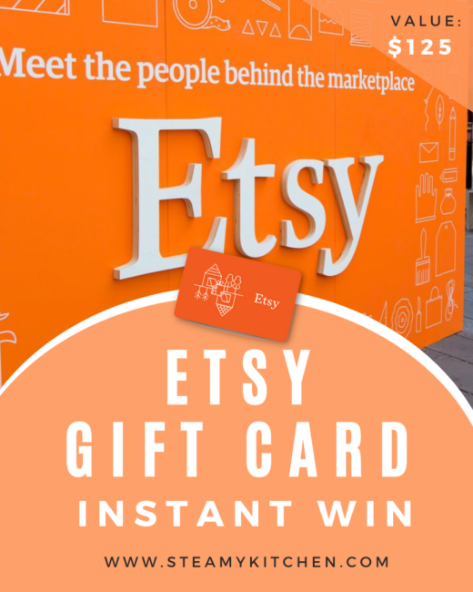 Etsy Gift Card Instant WinEnds in 46 days.