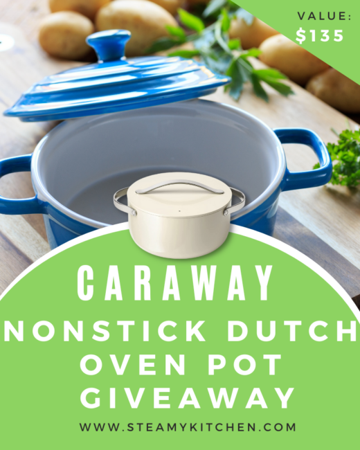 Caraway Nonstick Dutch Oven Pot GiveawayEnds in 60 days.