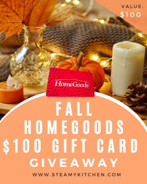 $100 Fall Home Goods Gift Card Giveaway 