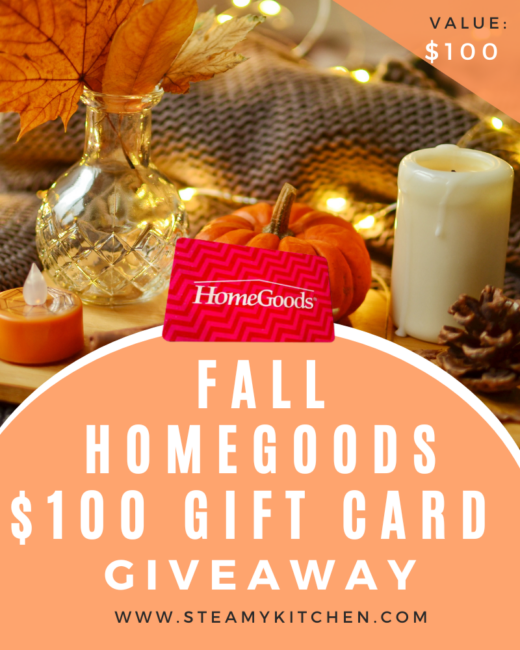 $100 Fall Home Goods Gift Card GiveawayEnds in 3 days.