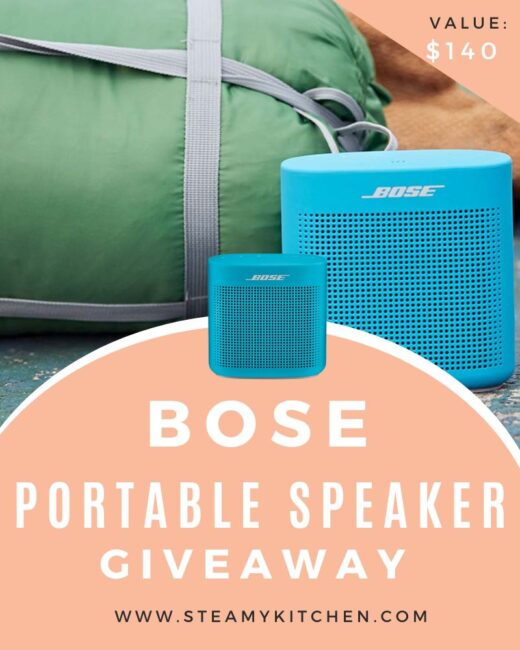 Bose Portable Speaker GiveawayEnds Today!