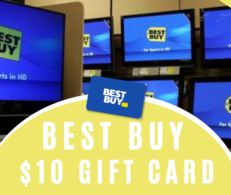 $10 Best Buy Gift Card Instant Win