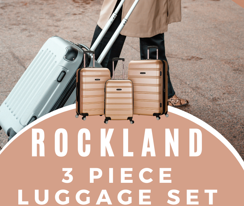 Rockland 3 Piece Luggage Set Giveaway