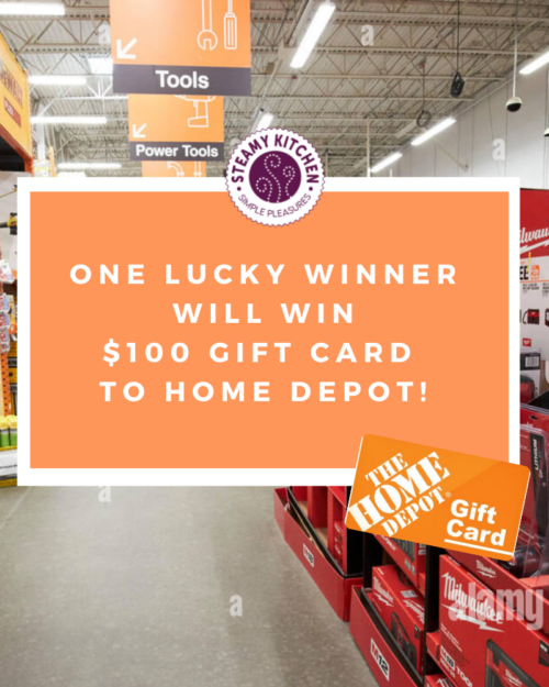 Home Depot $100 Gift Card Giveaway