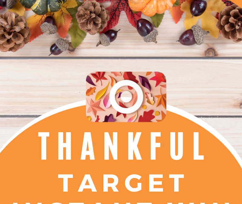 Thankful Target Instant Win Game