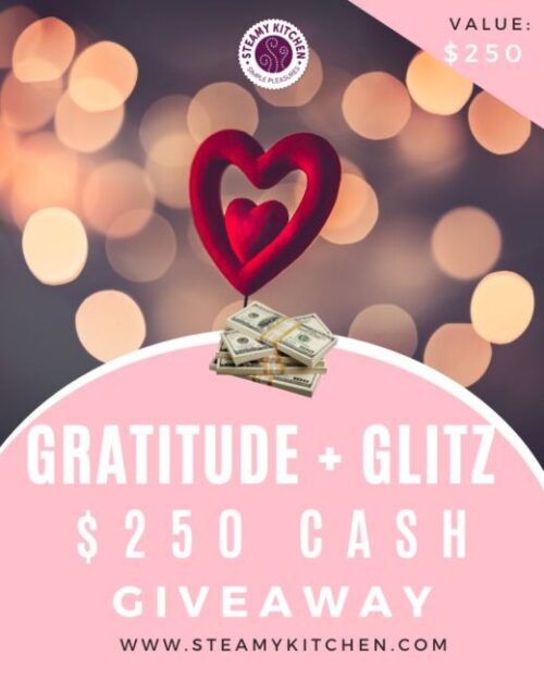 gratitude + glitz $250 cash prize giveaway