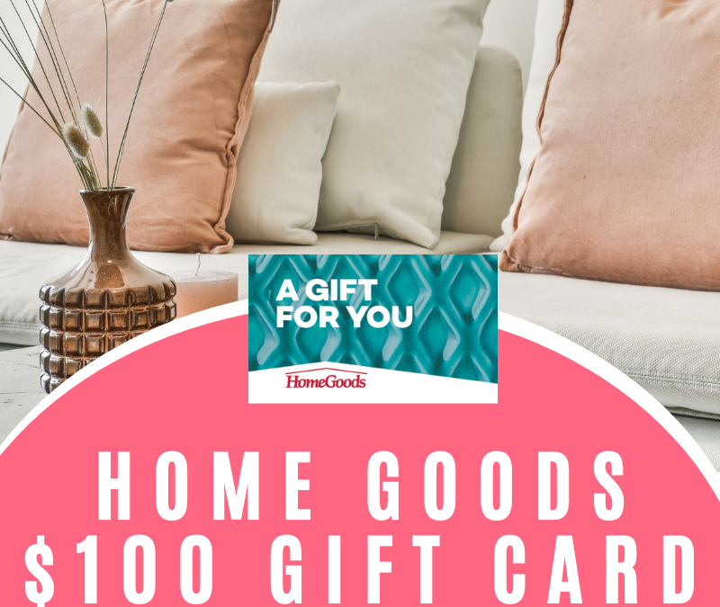 DAY 28: $100 Home Goods Gift Card Giveaway