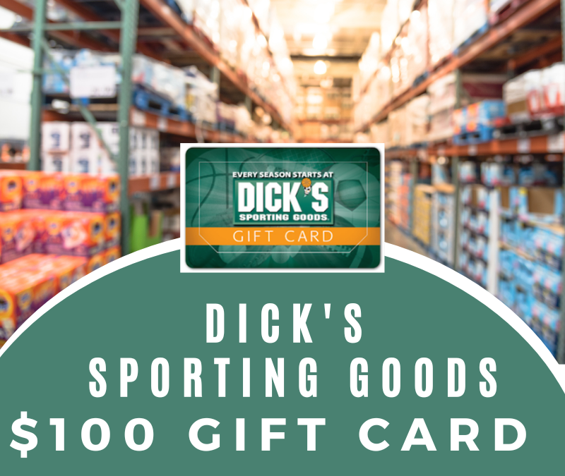 DAY 14: $100 Dicks Sporting Goods Gift Card Giveaway