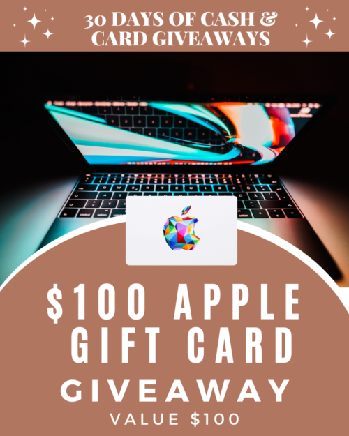 DAY 26: Apple $100 GiftCard Giveaway 