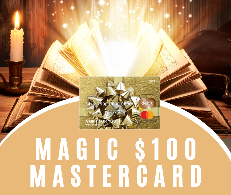 DAY 19: $100 Magic Mastercard Giveaway