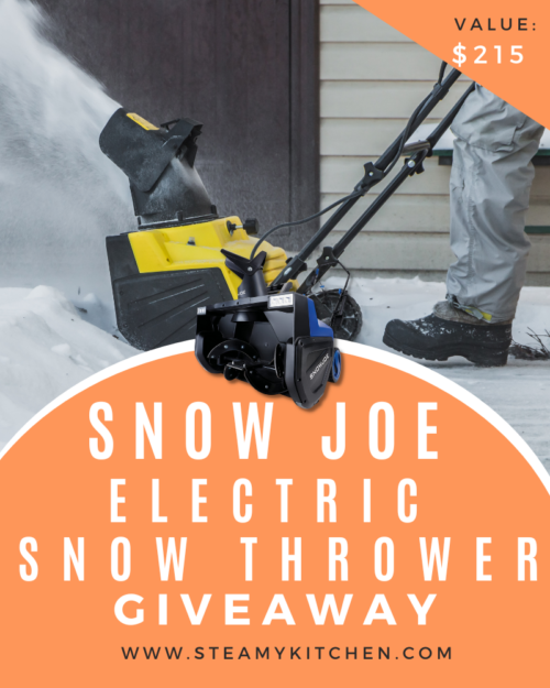 Snow Joe Electric Snow Thrower Giveaway