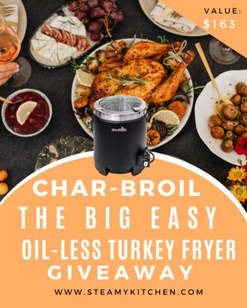 char-broil the big easy tru-infrared oil-less turkey fryer giveaway