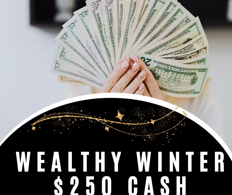 DAY 30: Wealthy Winter $250 Cash Giveaway