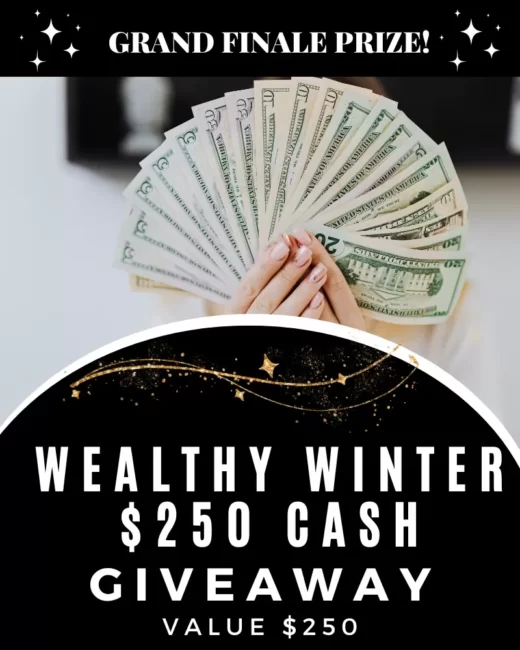 DAY 30: Wealthy Winter $250 Cash Giveaway • Steamy Kitchen Recipes Giveaways