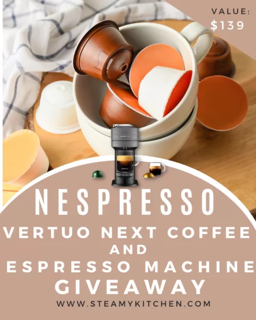 Nespresso Vertuo Next Coffee and Espresso Machine Giveaway