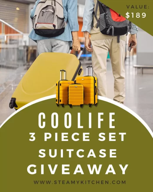 online contests, sweepstakes and giveaways - COOLIFE Luggage 3 Piece Set Suitcase Giveaway