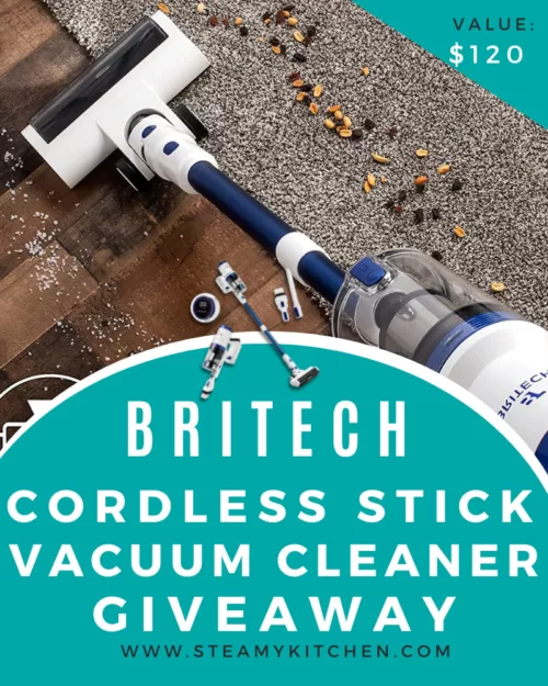 Britech Cordless Lightweight Stick Vacuum Cleaner Giveaway