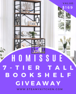 <span>HOMISSUE 7-Tier Tall Bookshelf Giveaway</span><br /><span>Ends in 91 days.</span>