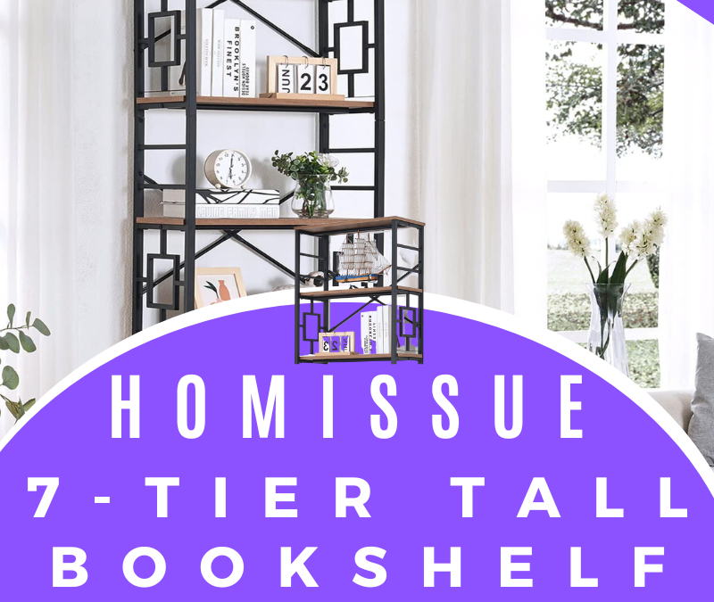 HOMISSUE 7-Tier Tall Bookshelf Giveaway