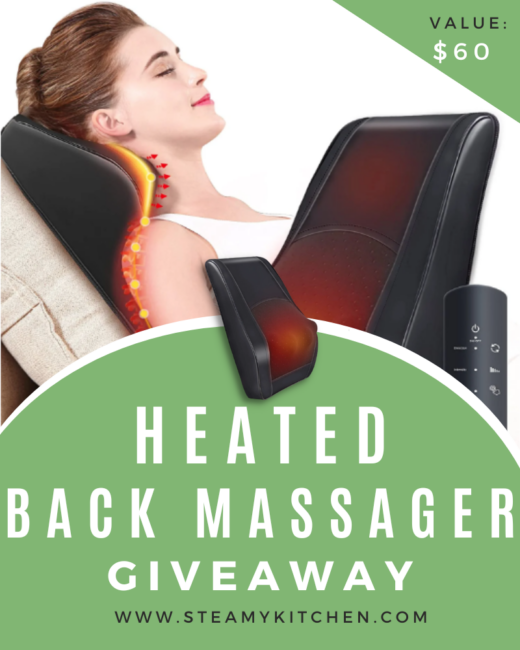 Heated Back Massager GiveawayEnds in 16 days.