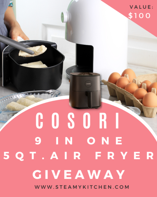 COSORI Air Fryer GiveawayEnds Today!