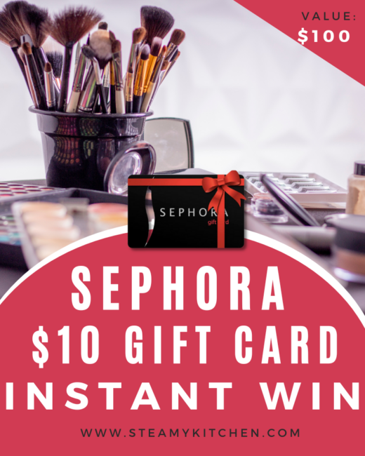 $10 Sephora Gift Card Instant WinEnds in 44 days.