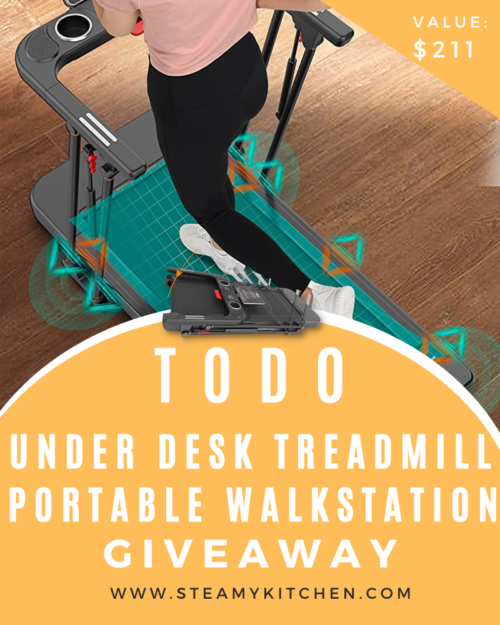 TODO 2 in 1 Under Desk Treadmill Portable Walkstation Giveaway