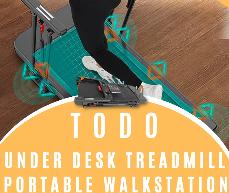 TODO 2 in 1 Under Desk Treadmill Portable Walkstation Giveaway