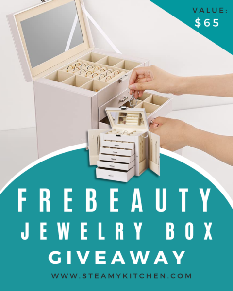 Frebeauty 6 Tier Jewelry Box Giveaway • Steamy Kitchen Recipes Giveaways