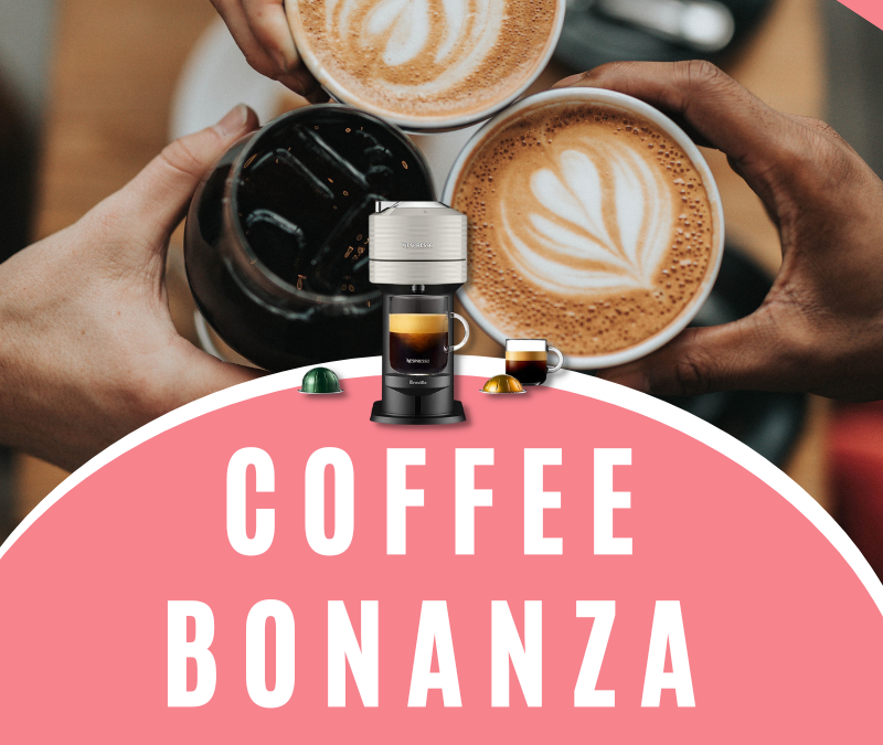 Coffee Bonanza Starbucks and Nespresso Machine Instant Win