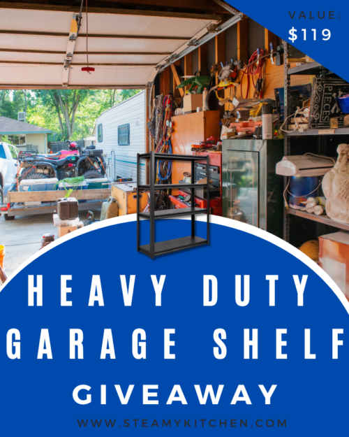 Heavy Duty Garage Shelf Giveaway