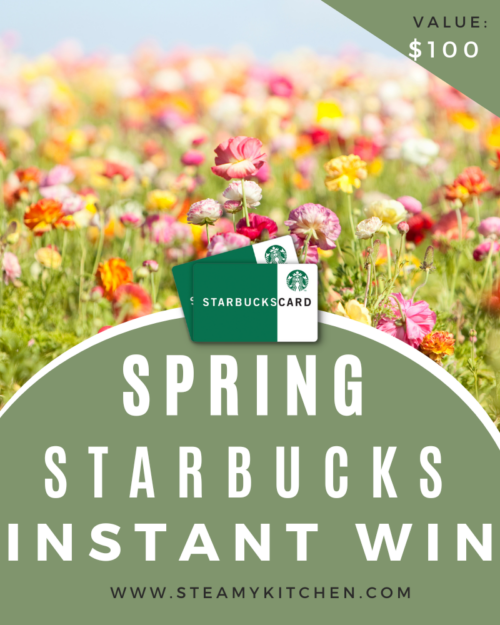 Spring Starbucks Instant Win