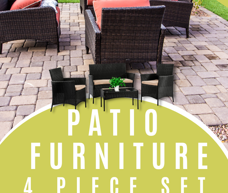 Patio Furniture 4 Piece Set Giveaway