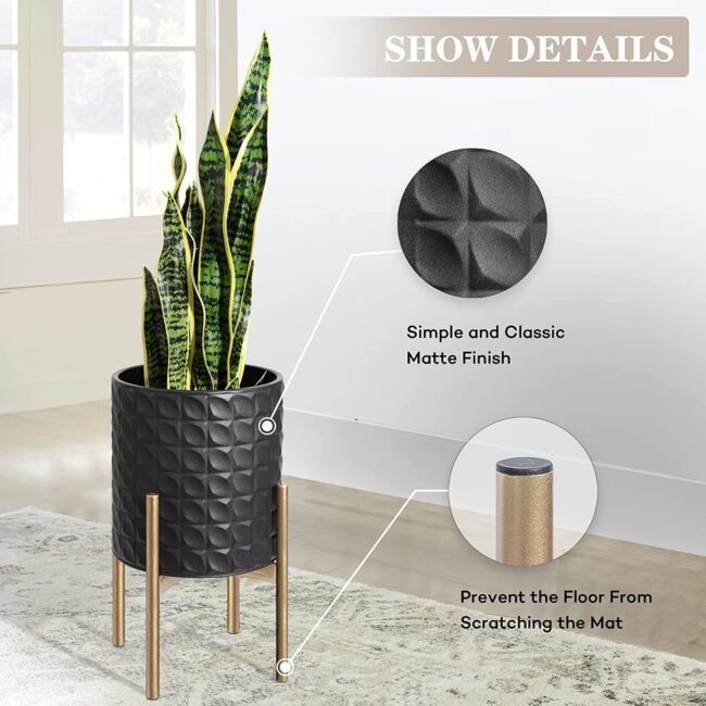 Oakrain Mid Century Planters for Indoor Plants Giveaway • Steamy