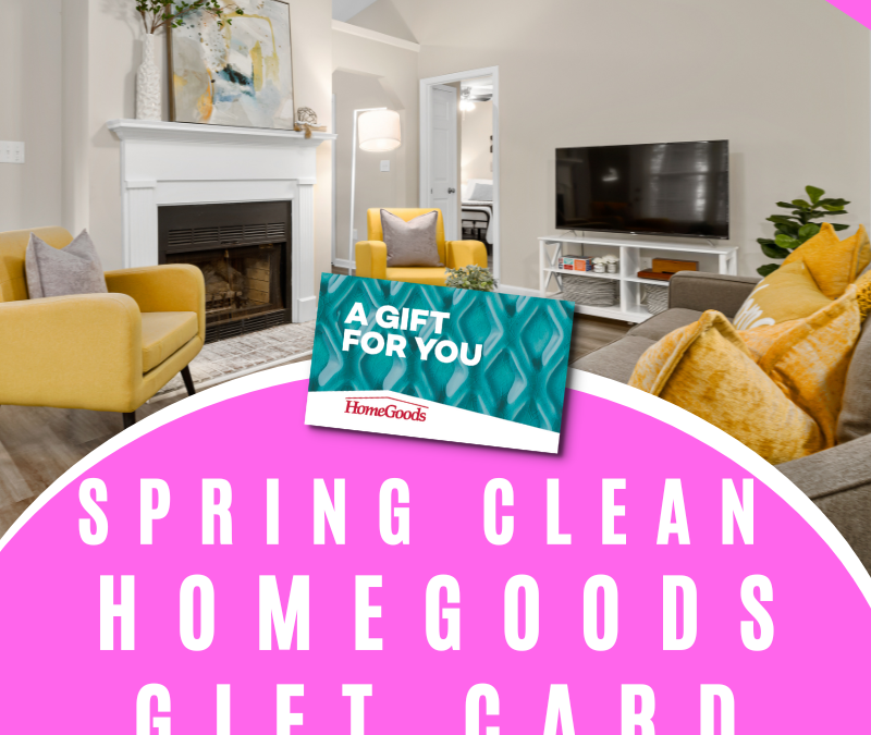 $100 Spring Clean Home Goods Giveaway