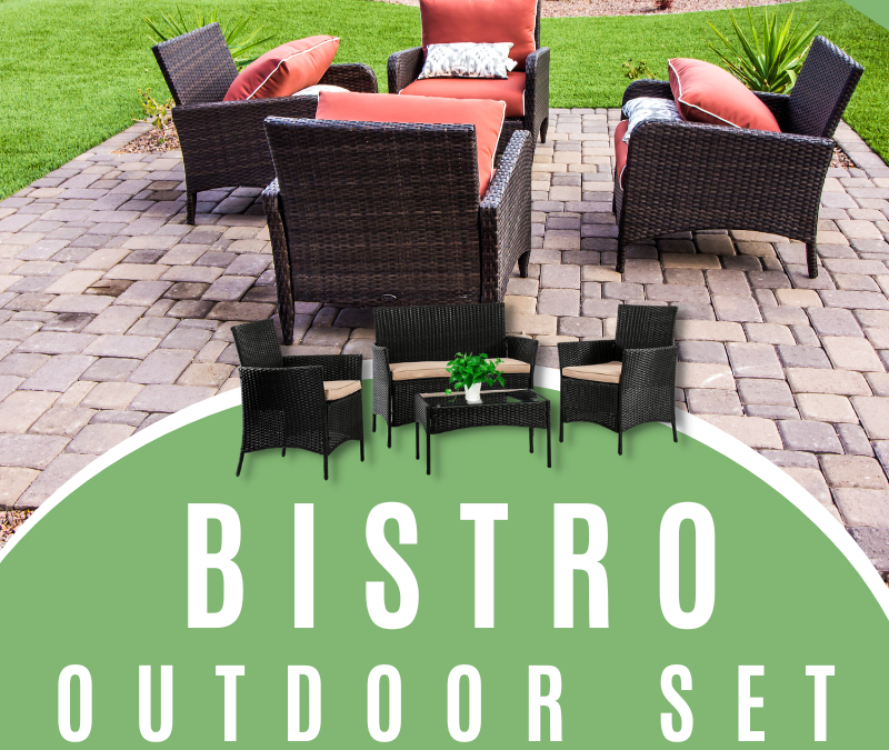 4 Piece Conversation Bistro Outdoor Set Giveaway