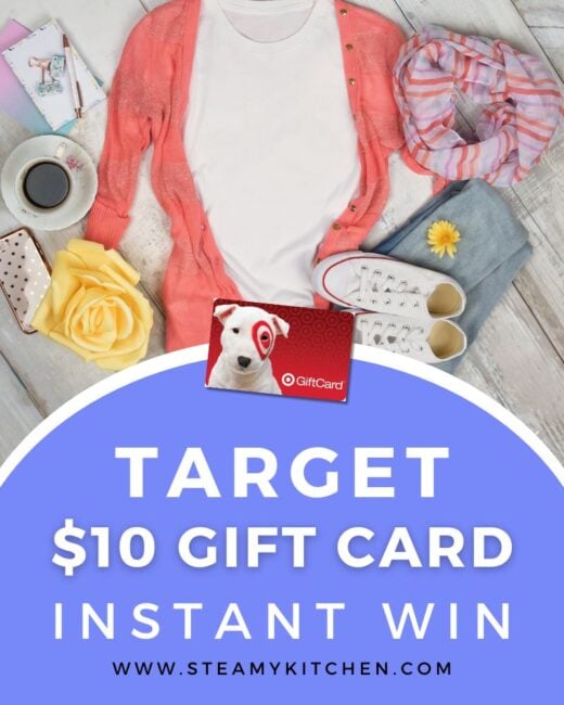 $10 Target Gift Card Instant WinEnds in 81 days.