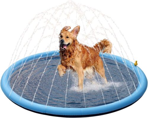 for Puppies Durable Pet Swimming Bathtub Pool, Summer Fun Water Toys for Dogs