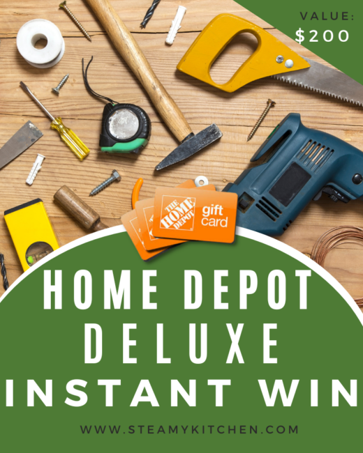 Home Depot Deluxe Instant WinEnds in 67 days.