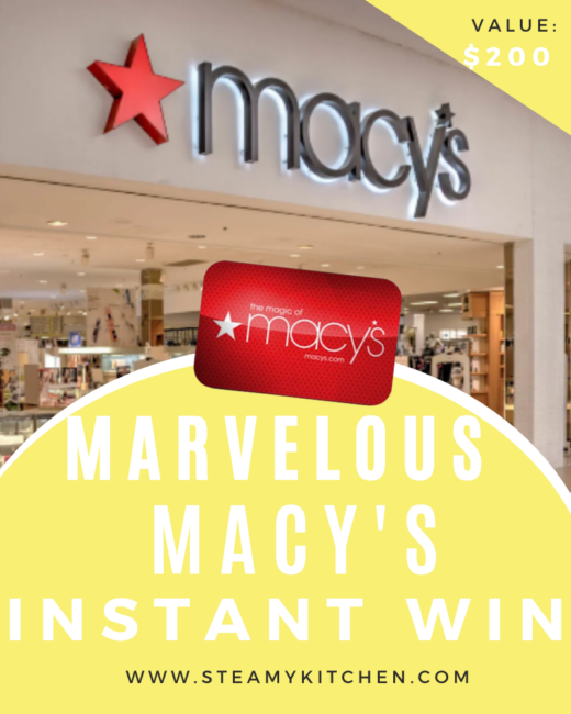 Marvelous Macy’s Instant WinEnds in 91 days.