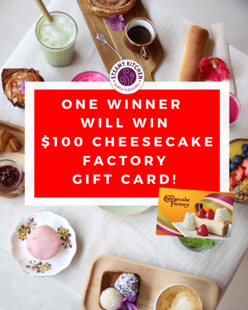  $100 Cheesecake Factory Gift Card Giveaway
