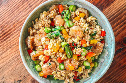 Shrimp Fried Rice with Sesame Seeds Recipe1