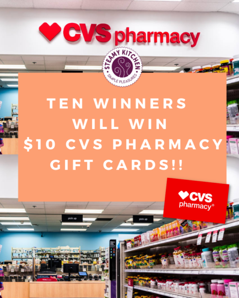 CVS Pharmacy Instant Win • Steamy Kitchen Recipes Giveaways