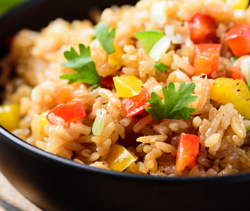 Simple, Quick 10-Minute Vegetable Fried Rice Recipe