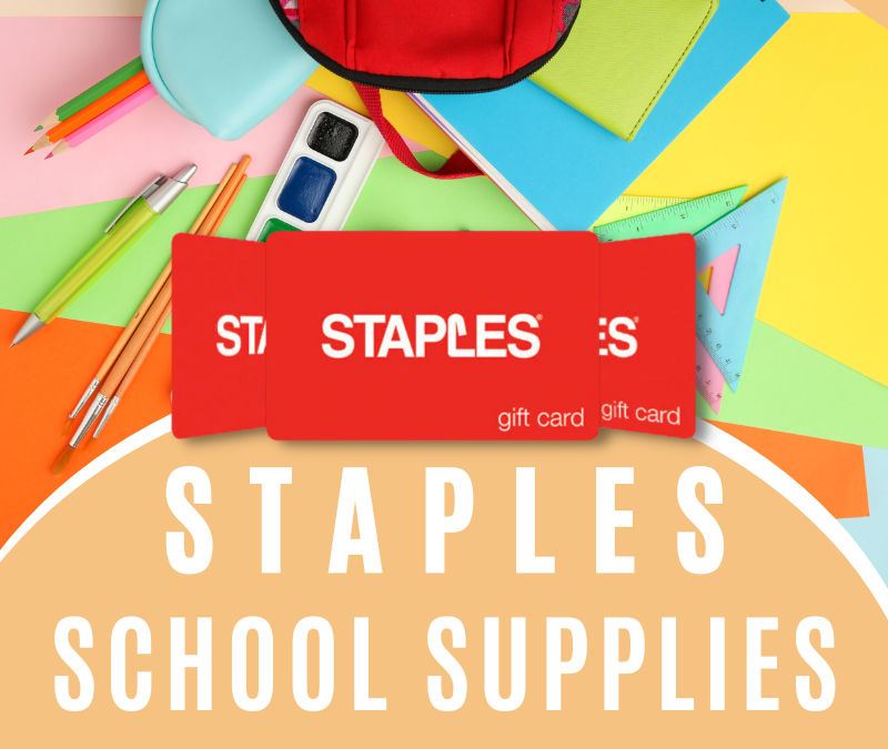 Staples School Supplies Instant Win